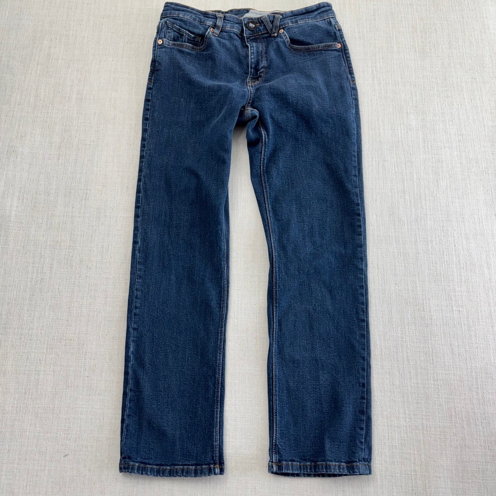 Volcom Solver Modern Straight Jeans Mens 31‎ Dark Wash Denim